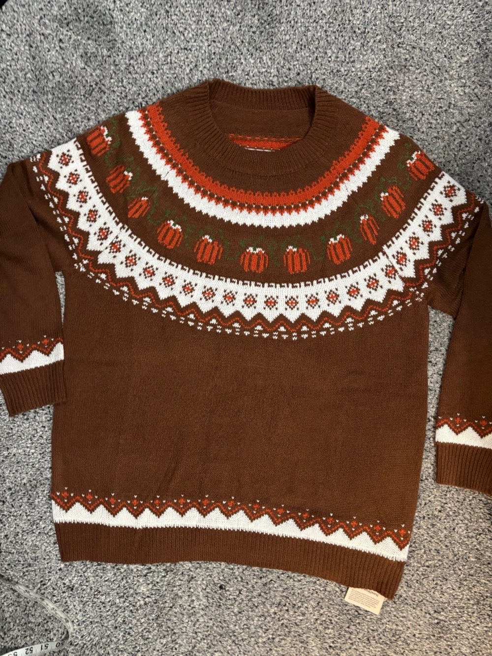 BloomChic pumpkin sweater 10 nwt